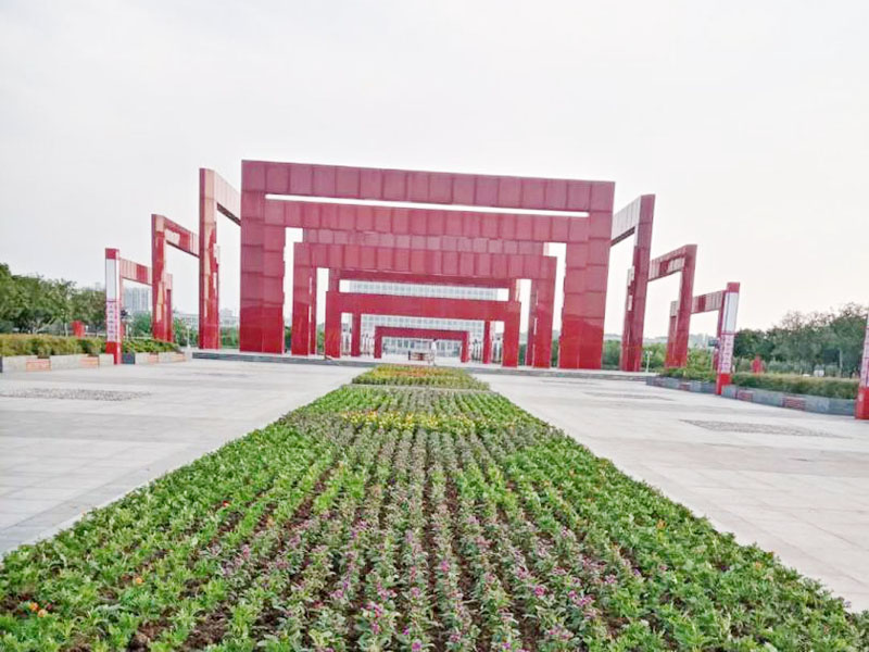 信陽市百花園區域草花種植工程